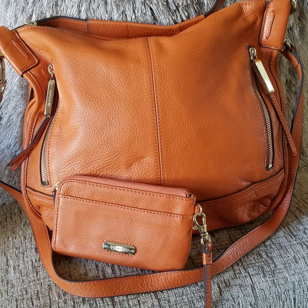 B. Makowsky Leather Handbag